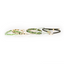 The Whisper Charm Green & Ivory Layered Bracelet Set