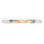 Layered Bead Stack Bracelet Grey Mist Gold