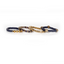 Layered Bead Stack Bracelet Midnight Gold