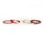 Layered Bead Stack Bracelet Red Ritual