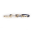 Layered Bead Stack Bracelet Navy Structure Gold