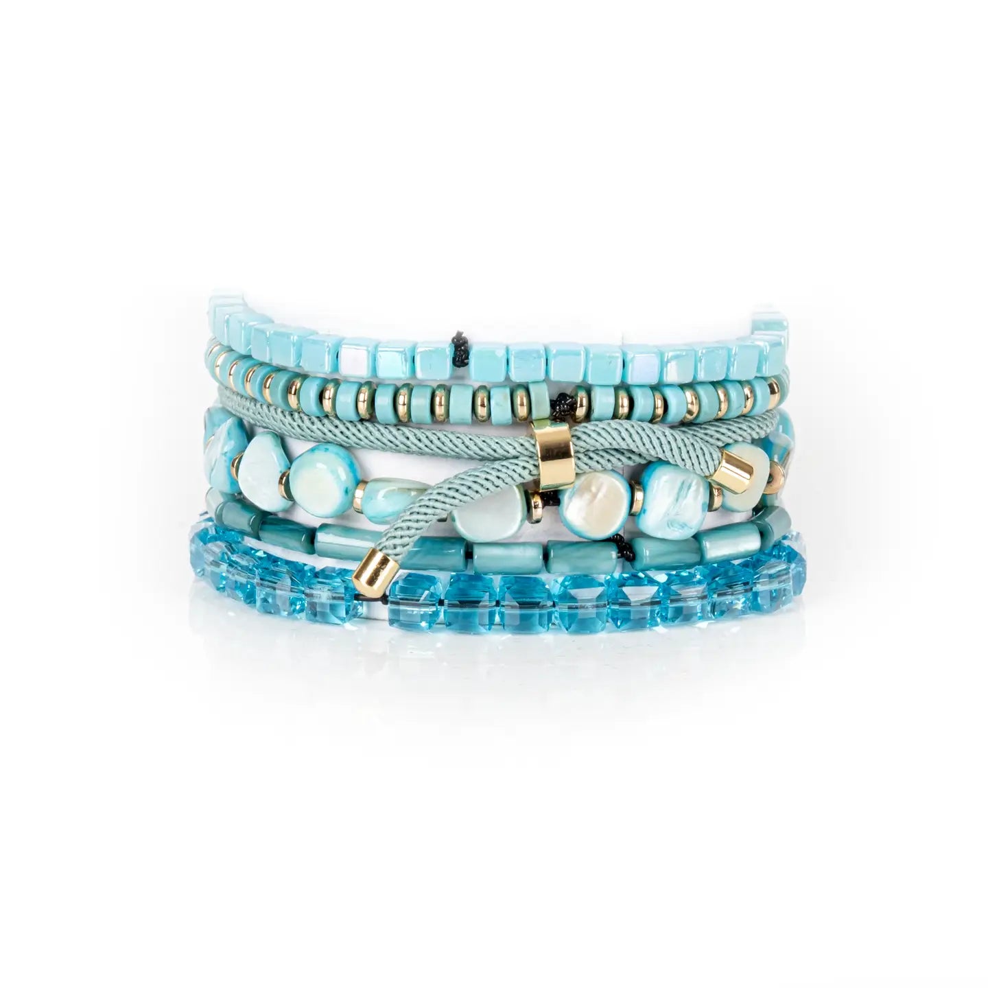 Ocean Breeze Starfish Bracelet Stack