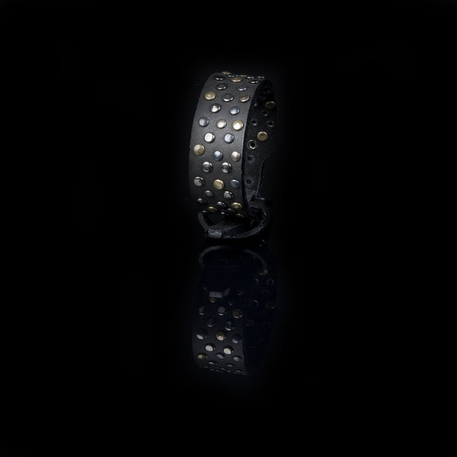 leather bracelet men The Enchanted Flower