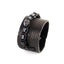 leather bracelet The amethyst belle