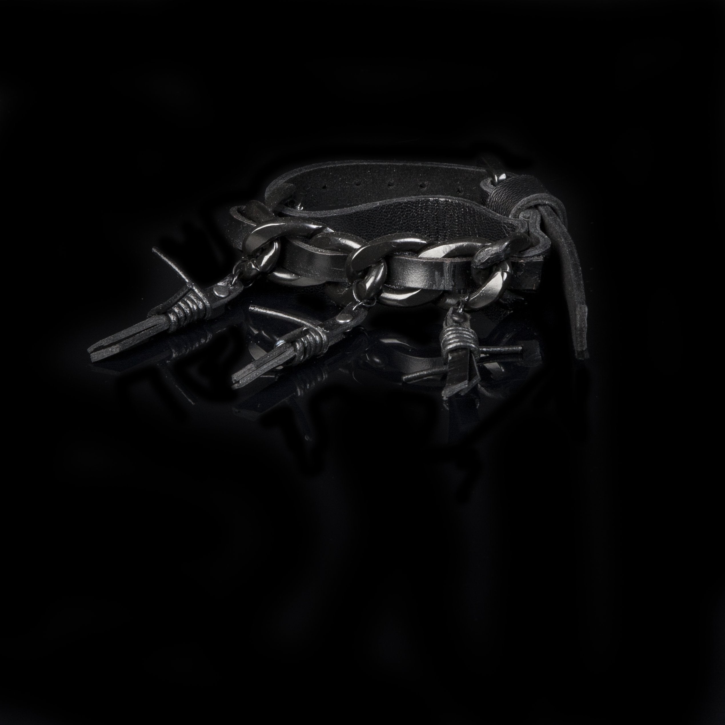 leather bracelet men The Serene Oath