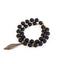 Beads bracelet The lonely leaf