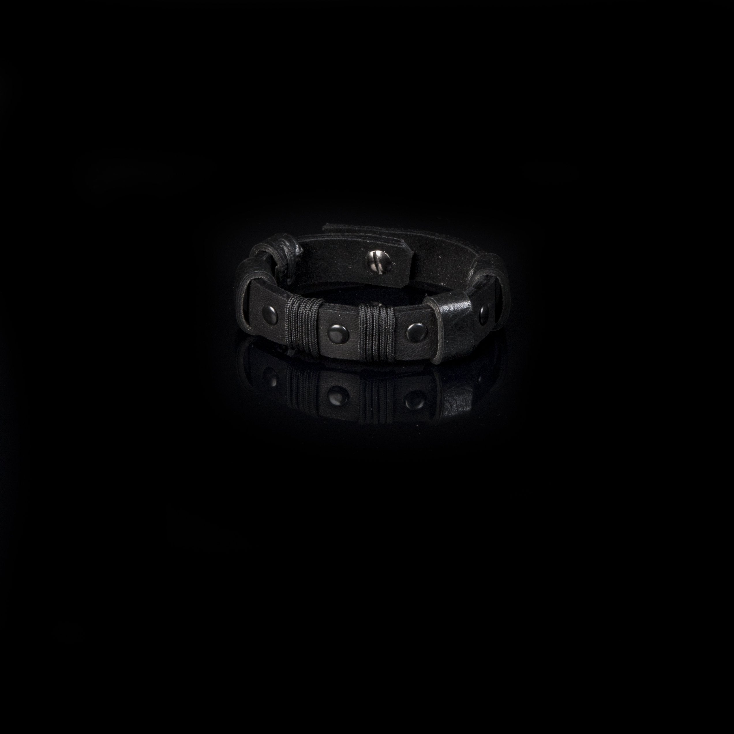 leather bracelet men The Luminous Whisper