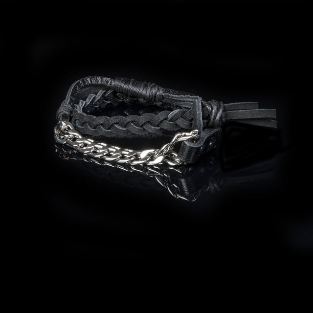 leather bracelet men The Infinite Fan