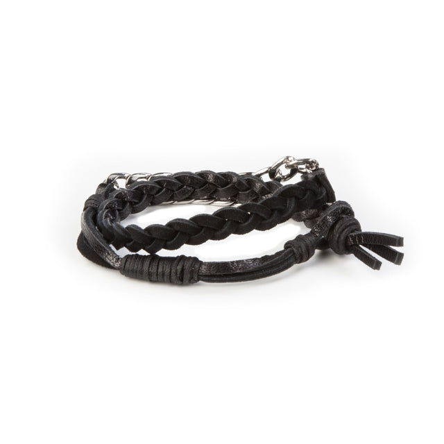 leather bracelet men The Infinite Fan