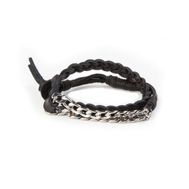 leather bracelet men The Infinite Fan