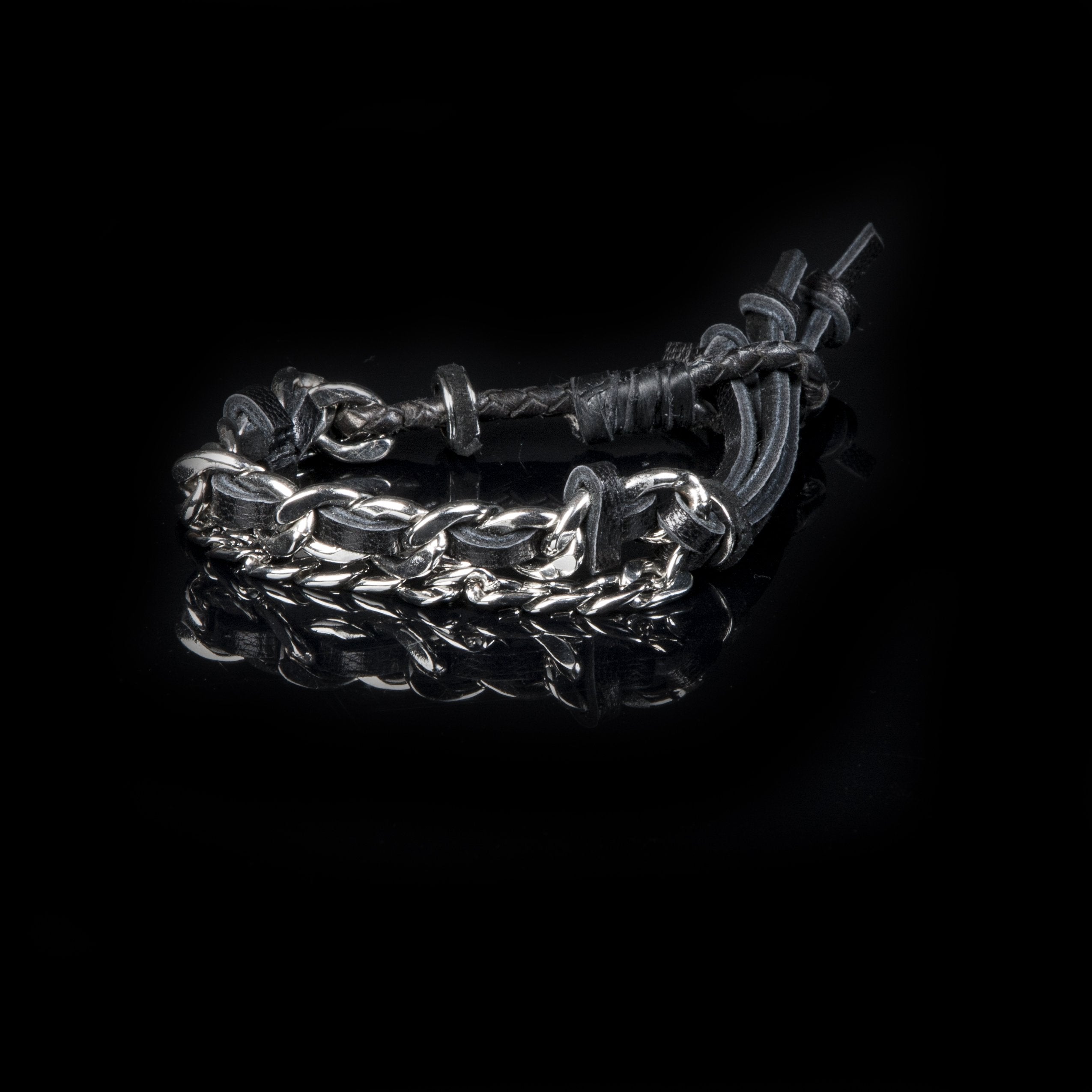 leather bracelet men The Lavish Twins