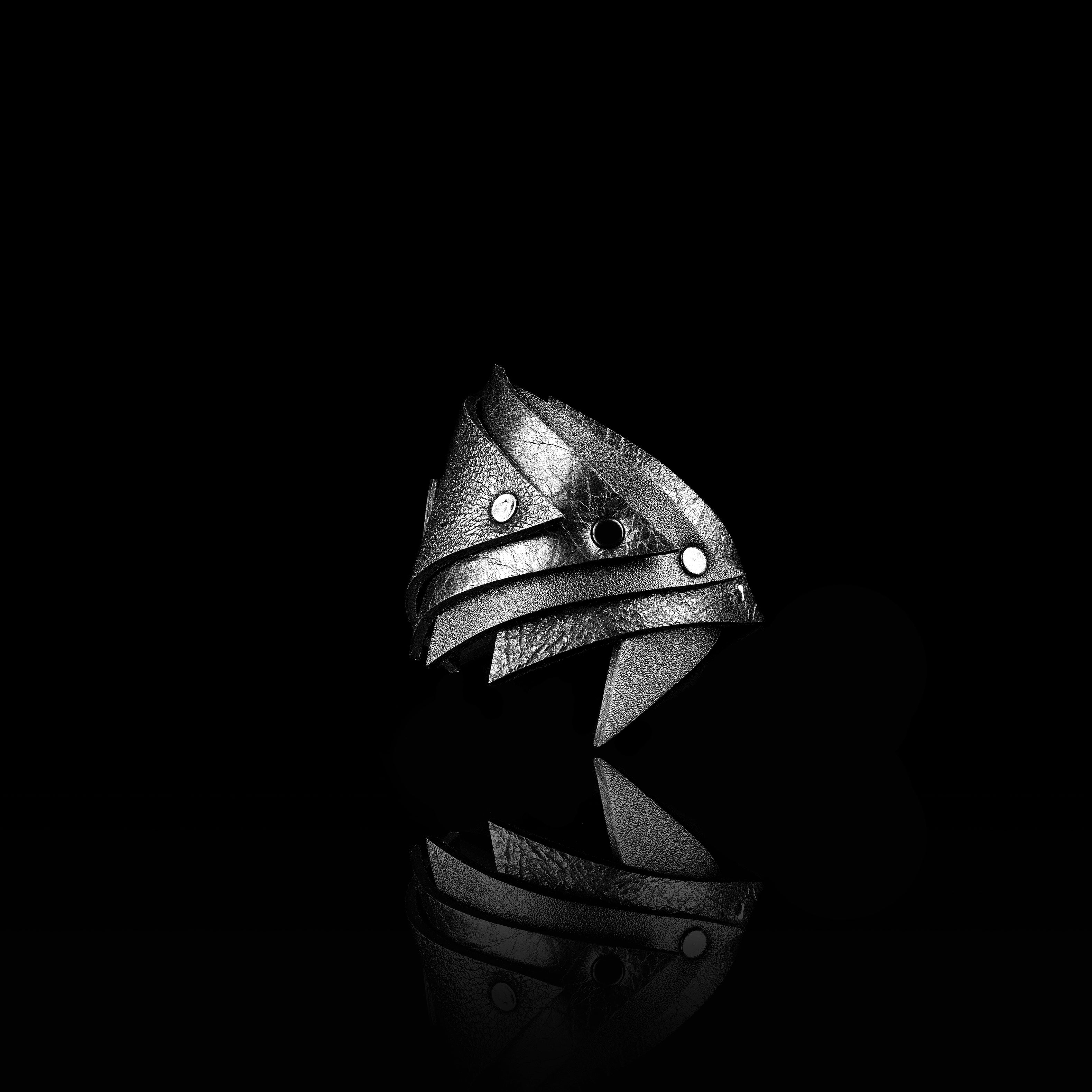 leather bracelet The crystal mind