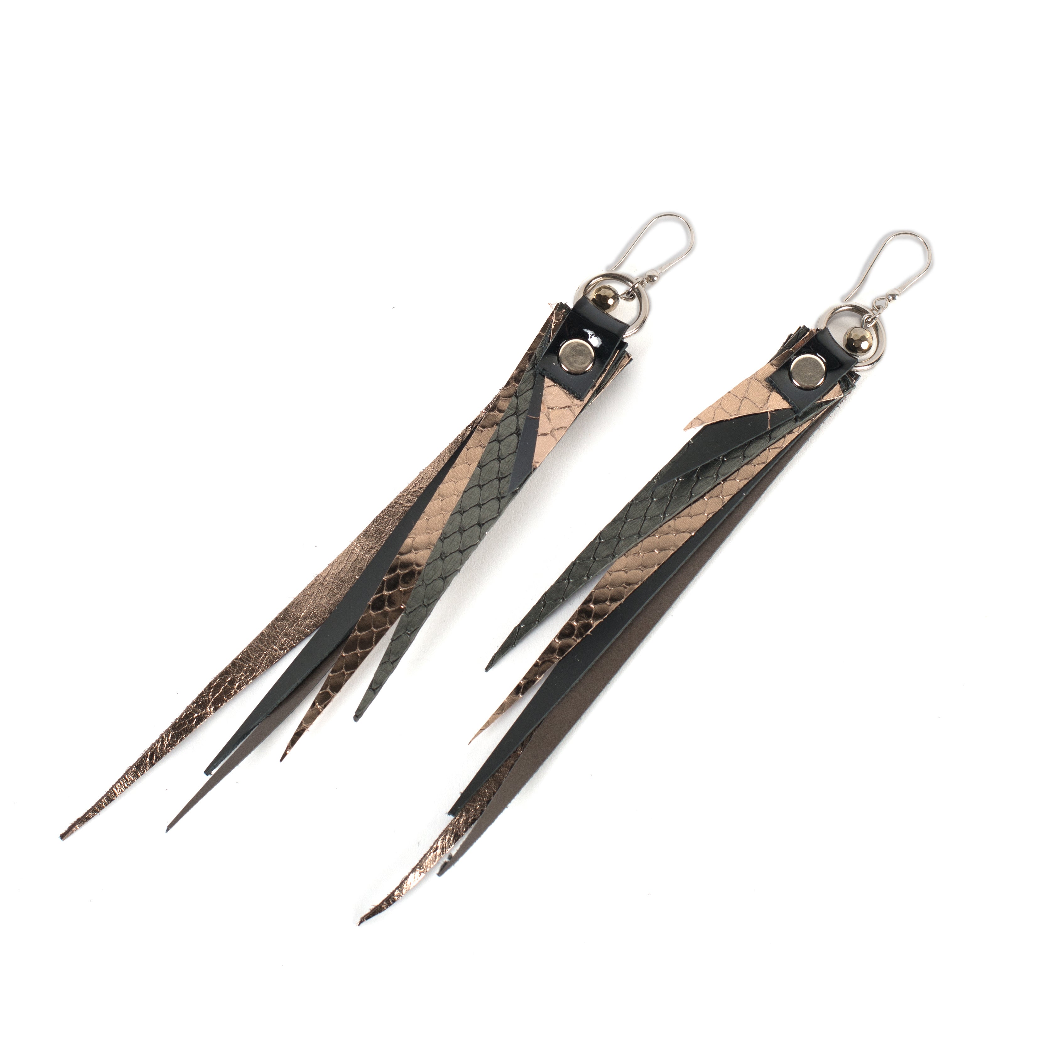 Earrings The agate valor