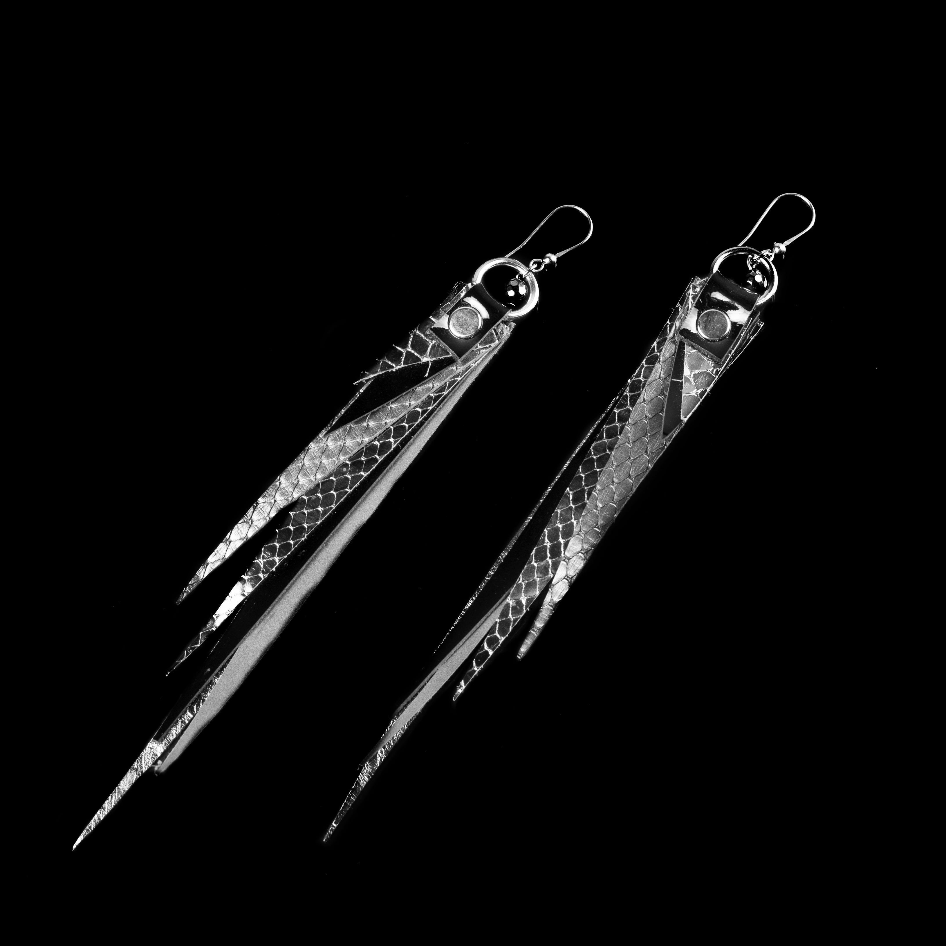 Earrings The agate valor