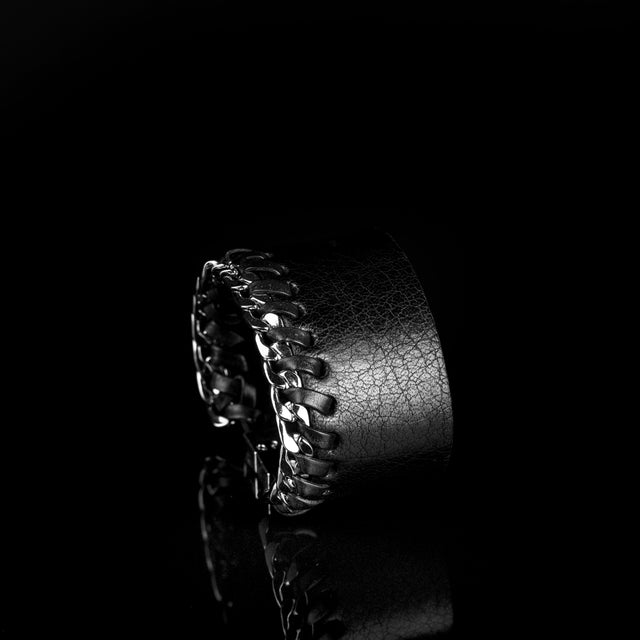leather bracelet The secret shield