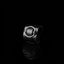 leather bracelet The obsidian eye