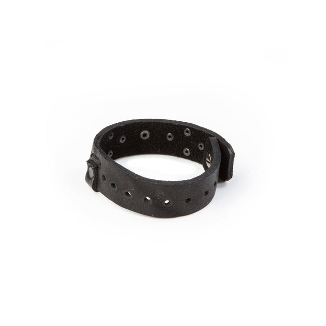 leather bracelet men The Feline Shield