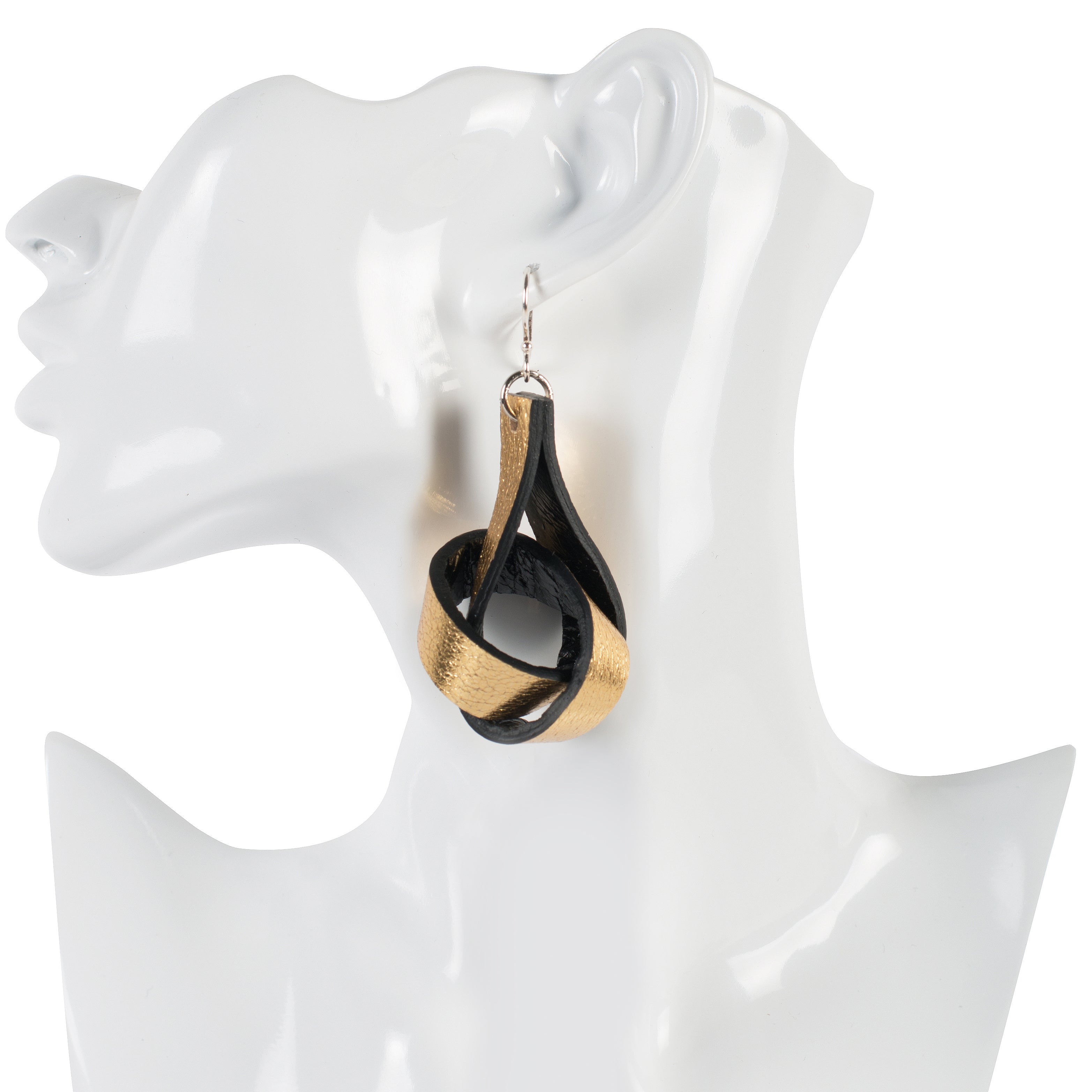 Earrings The amber heart