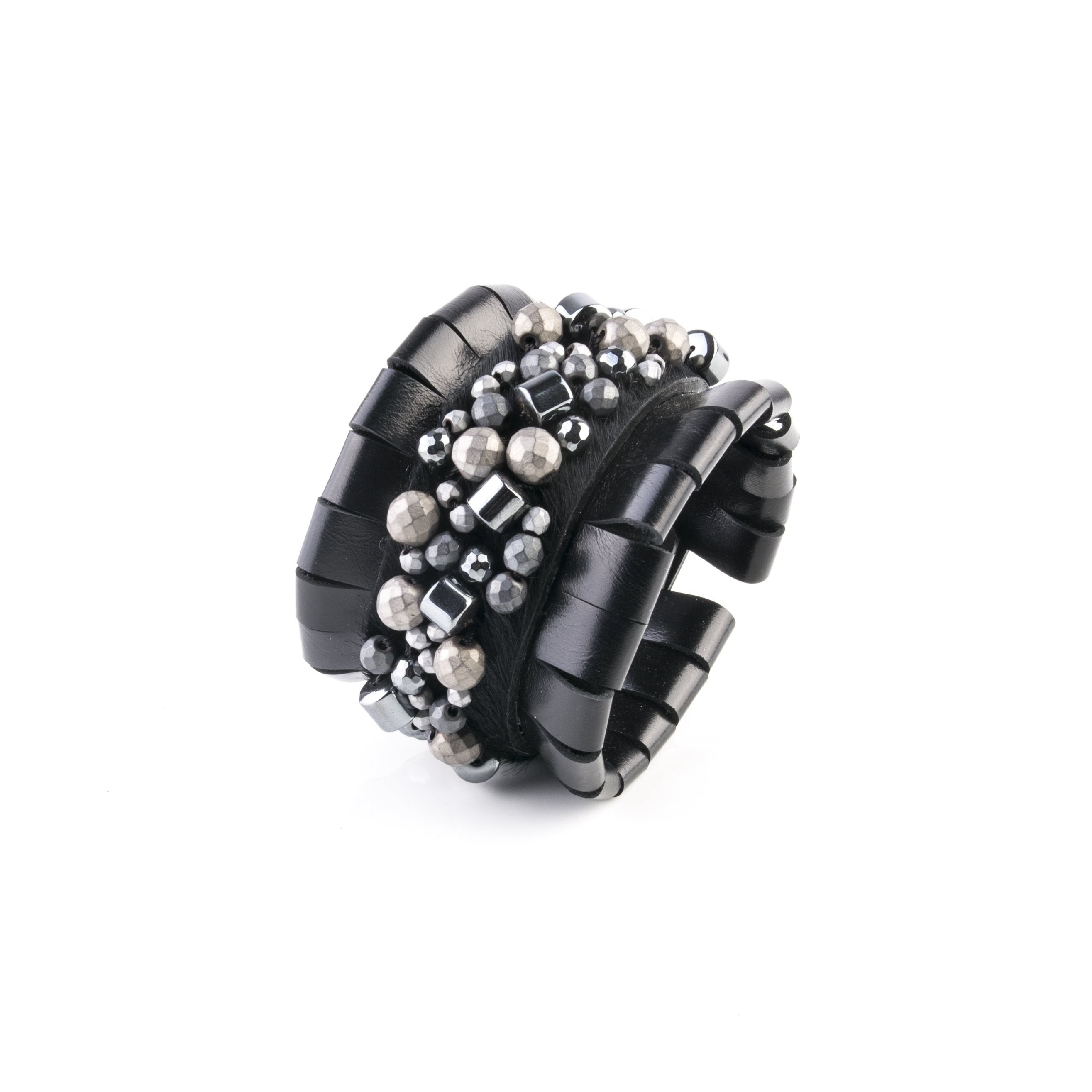 Leather bracelet The Luminous Tempest