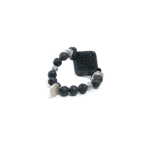 Beads bracelet The shadow panther