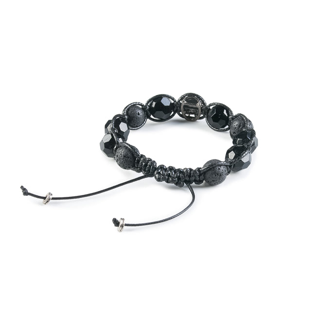 Beads bracelet The onyx twins