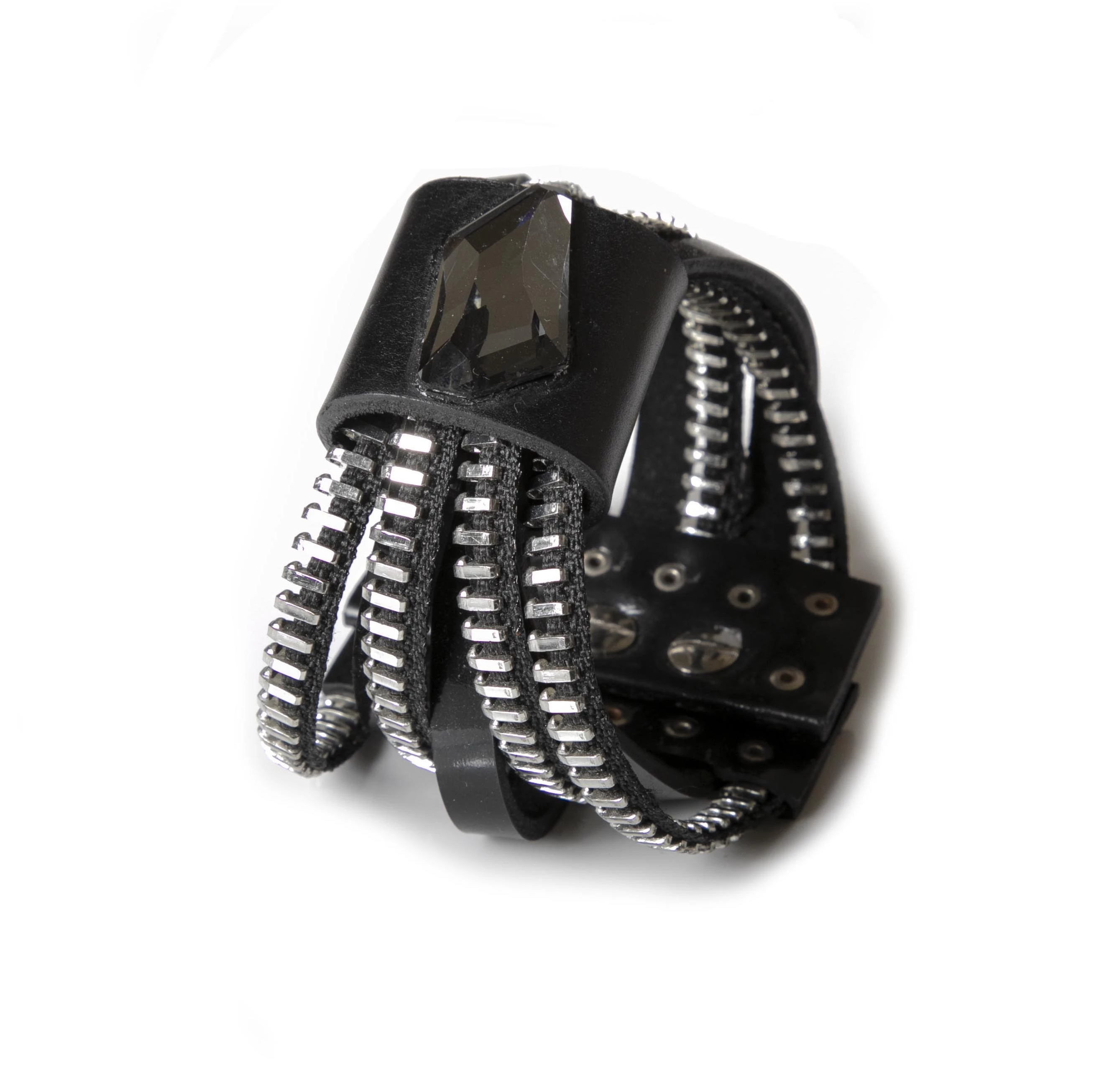 Leather bracelet new The Blushing Leaf