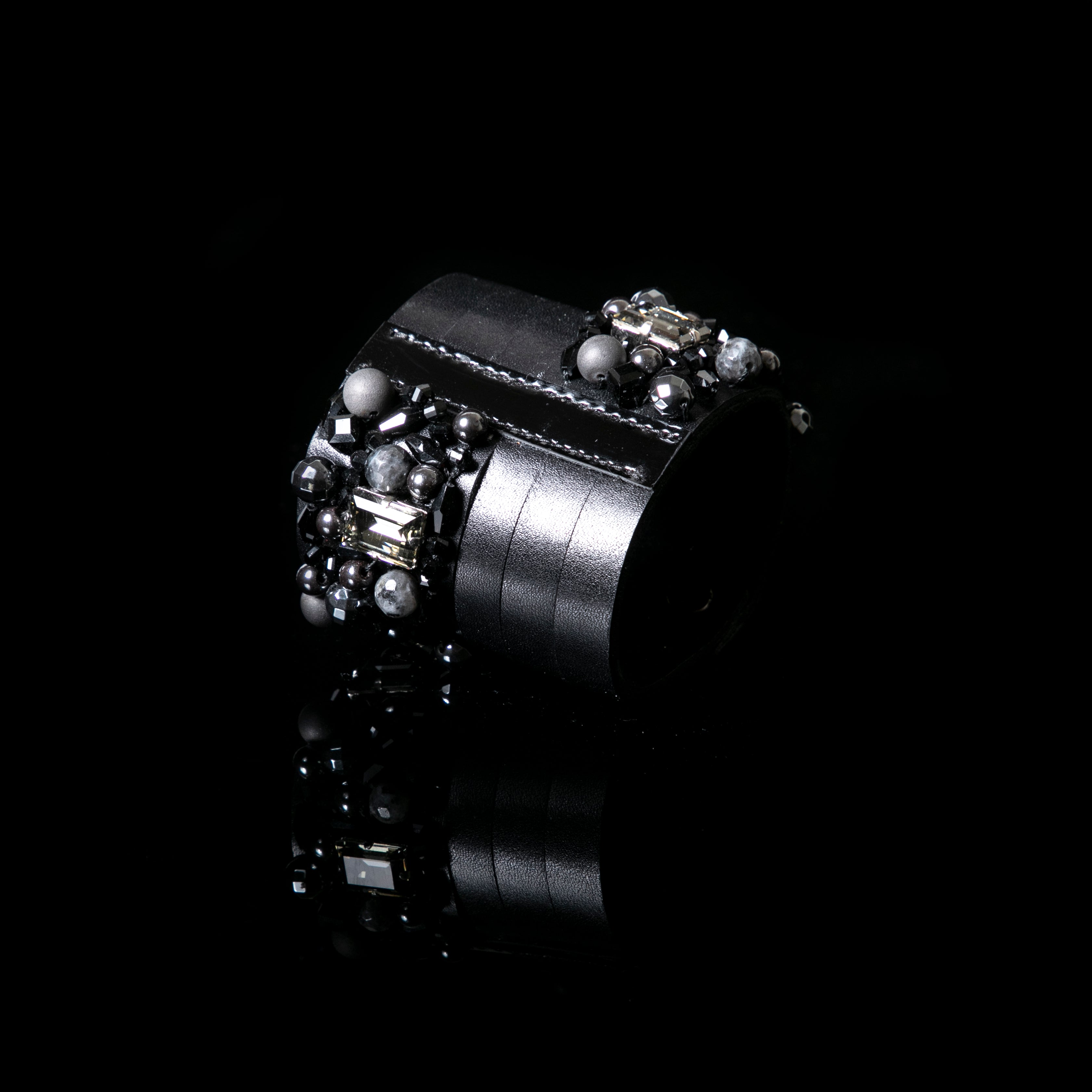 Leather bracelet new The Azure Riddle