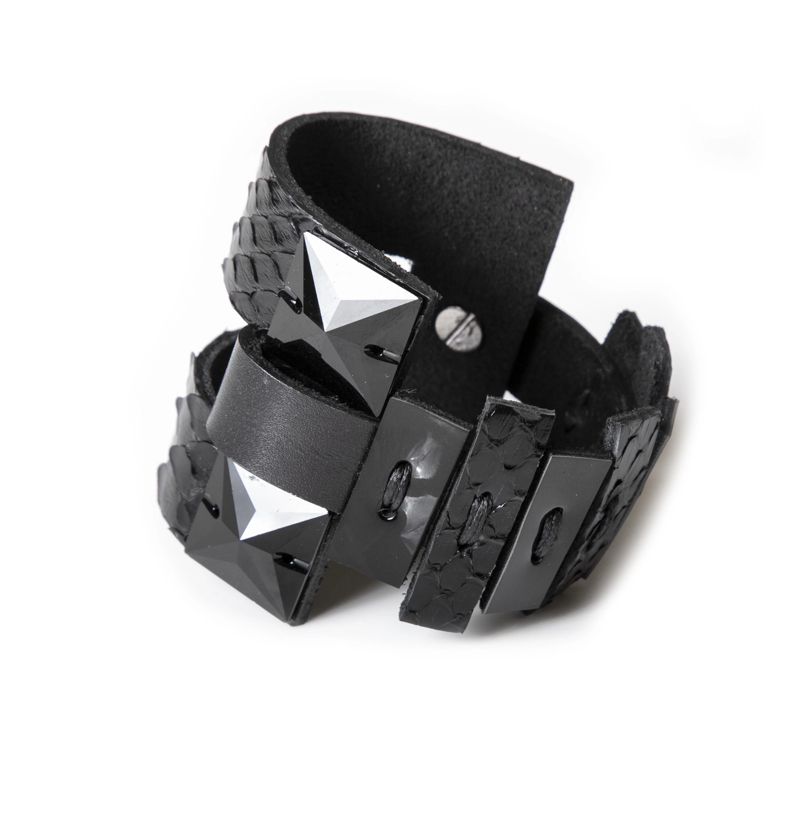 Leather bracelet new The Citrine Soul