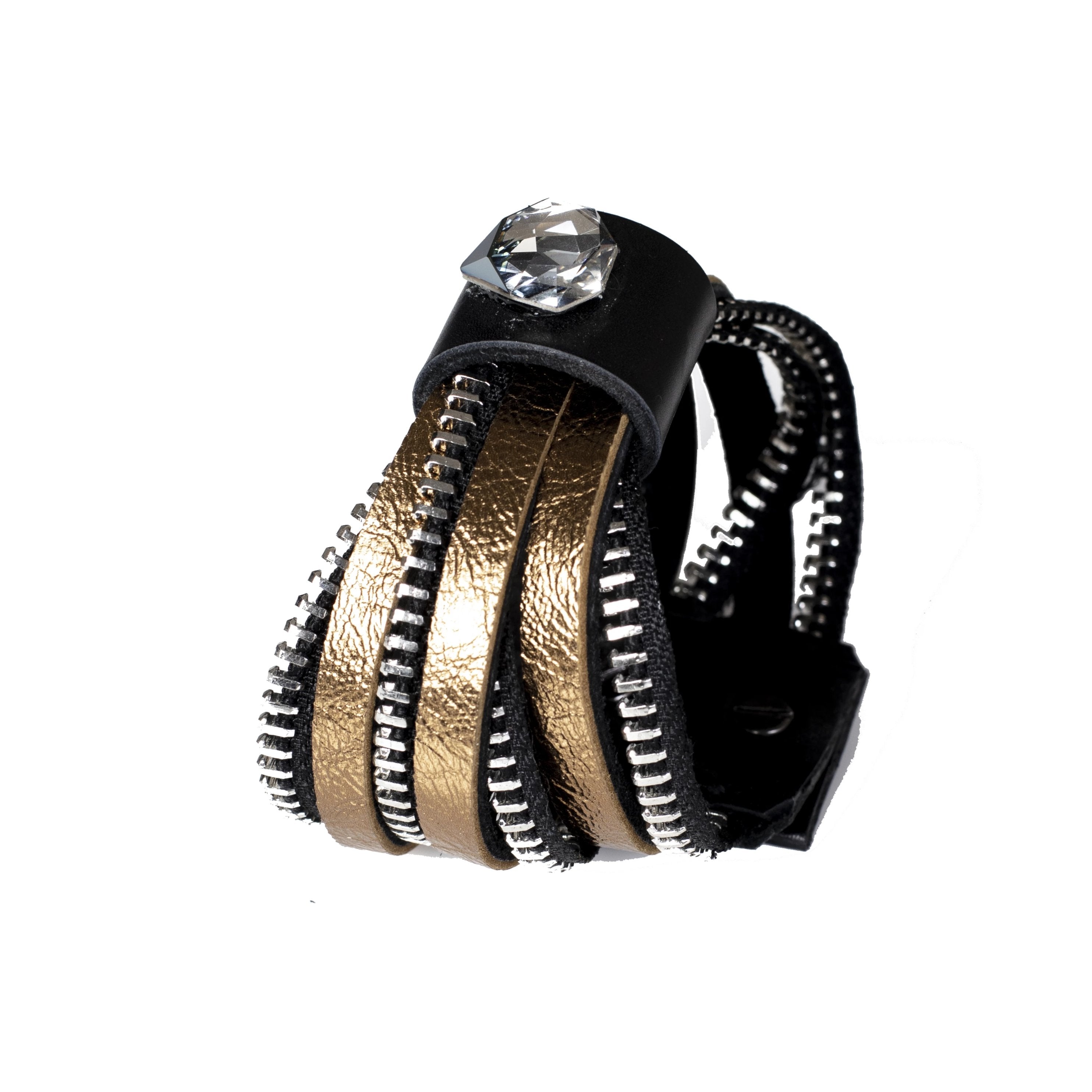 Leather bracelet new The Azure Spark