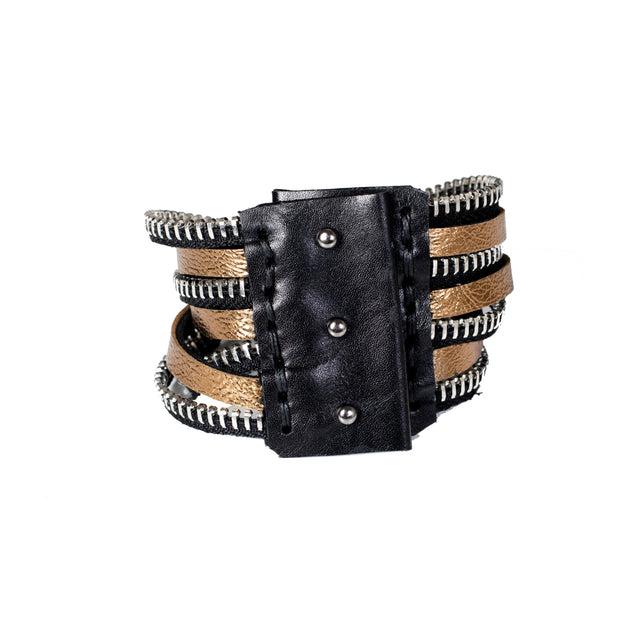 Leather bracelet new The Azure Spark