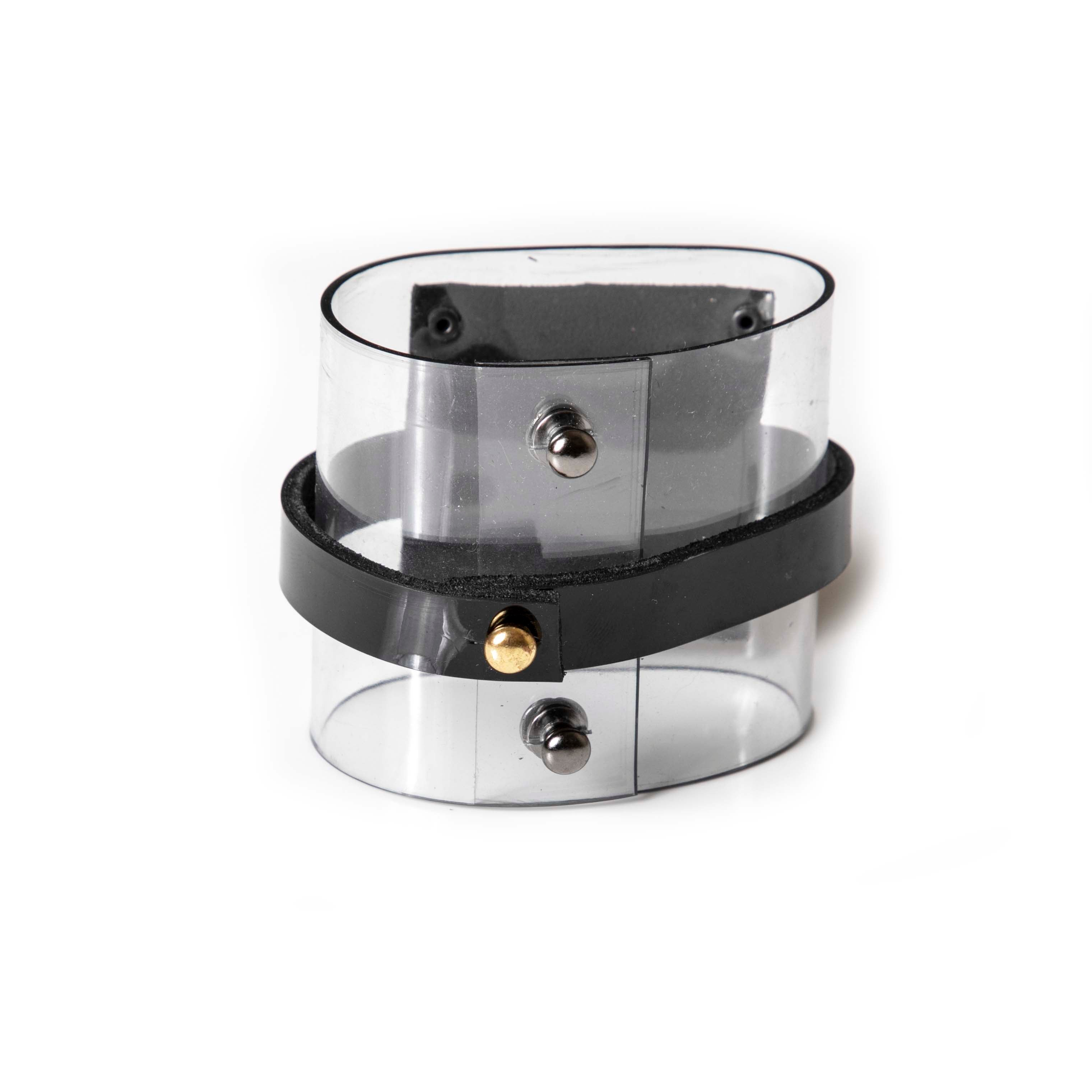 Leather bracelet new The Gracious Flower