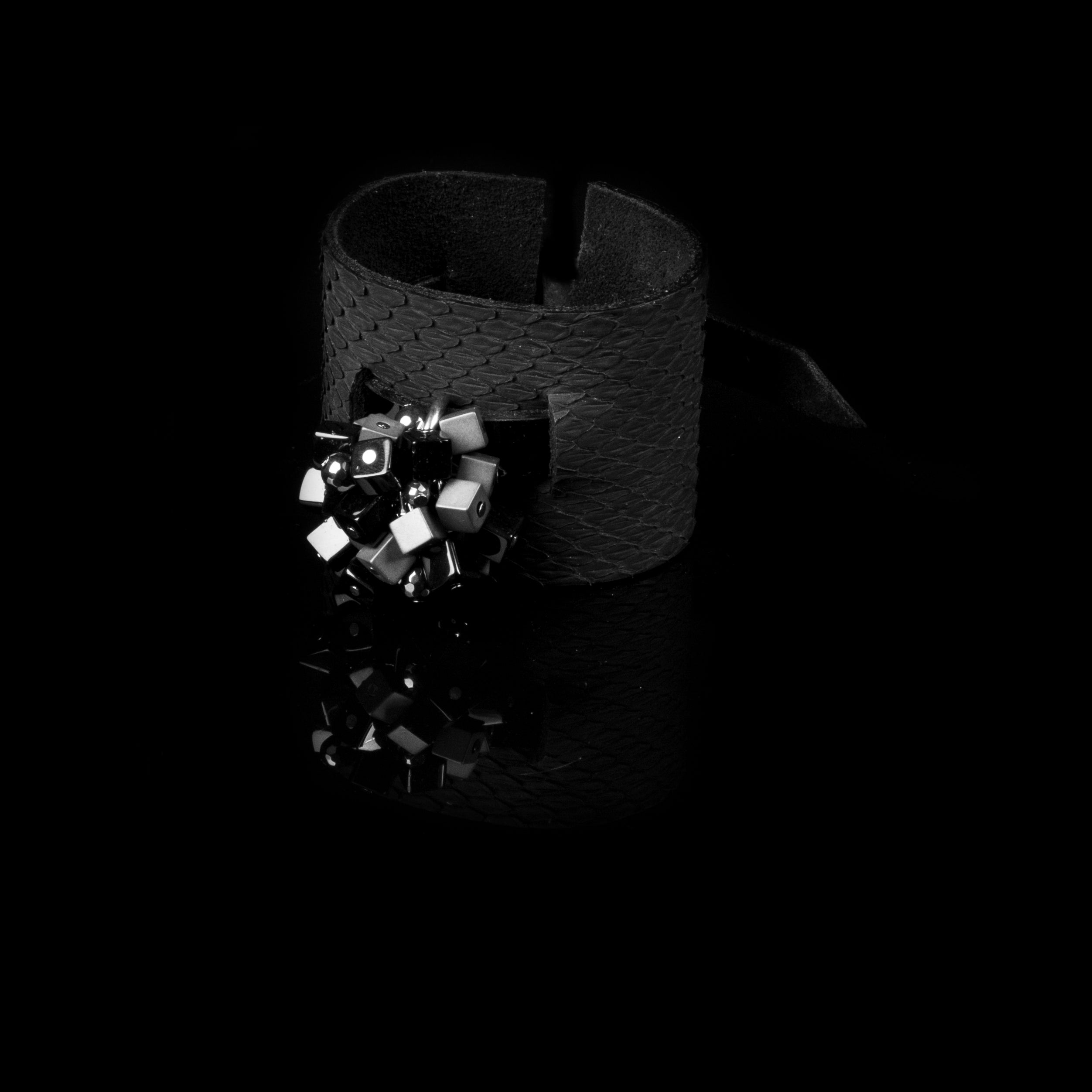 Leather bracelet new The Angelic Wings