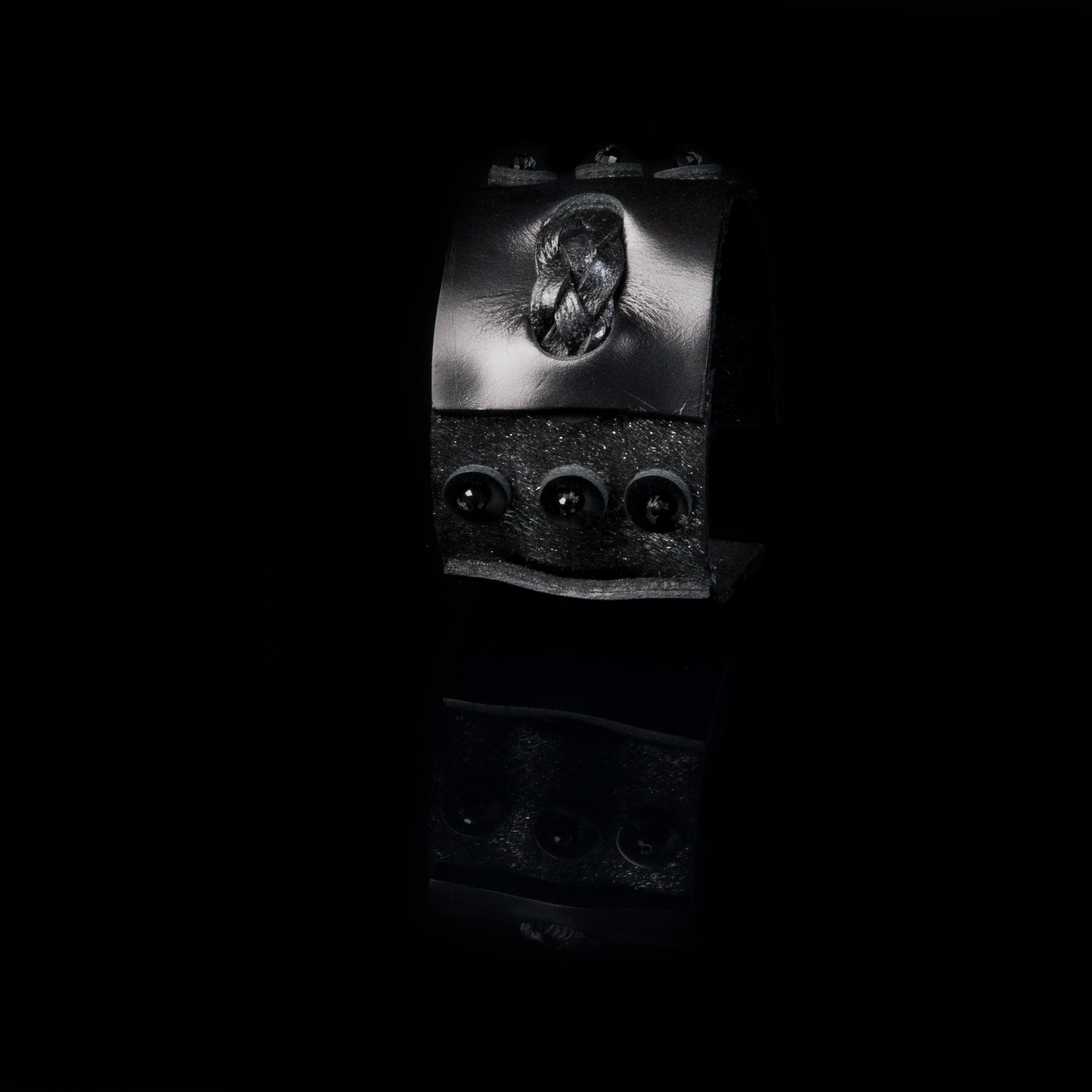 Leather bracelet new The Lunar Droplet