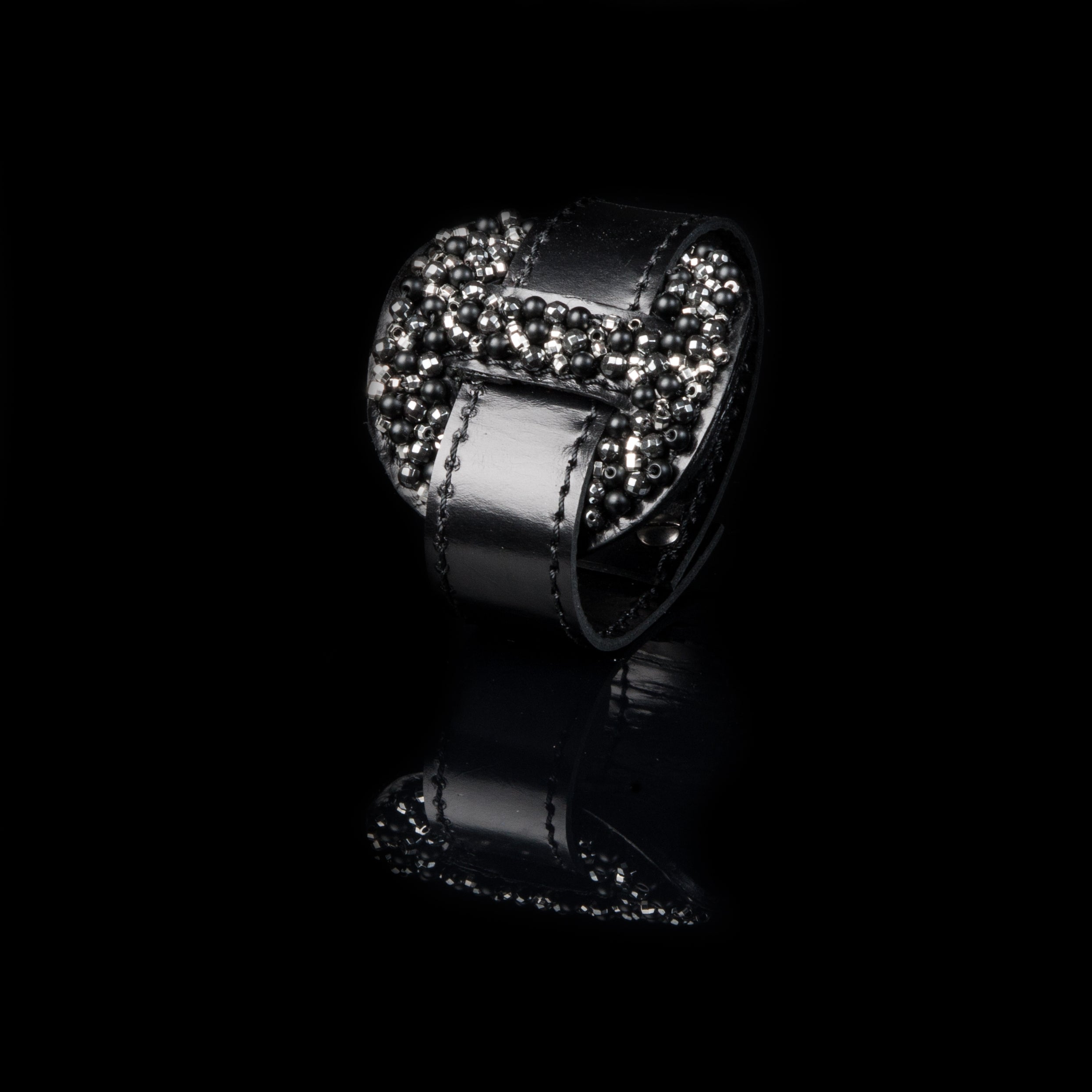 Leather bracelet new The Coral Twist