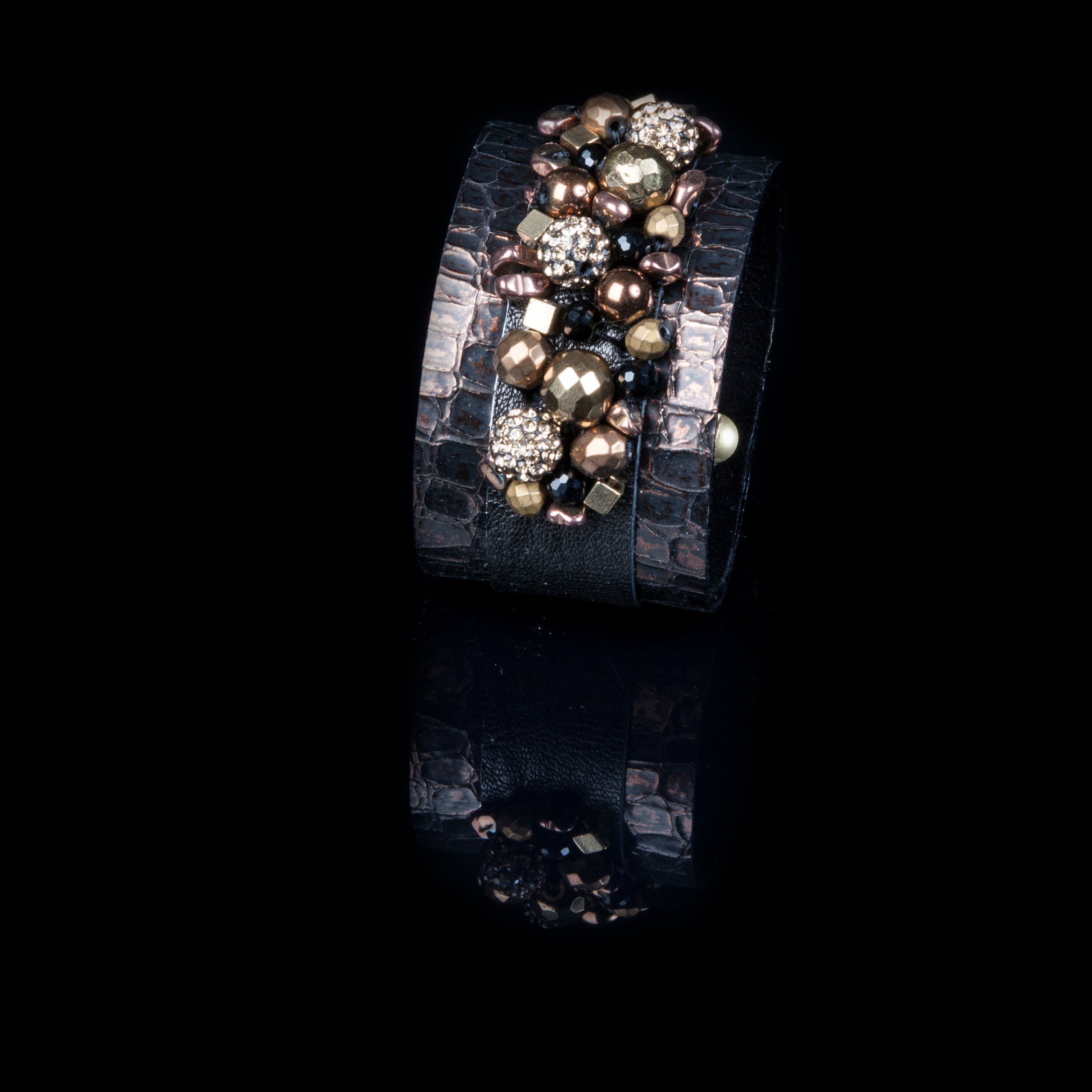 Leather bracelet new The Serene Breath