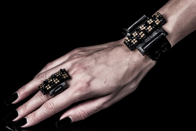 Leather bracelet new The Mysterious Light