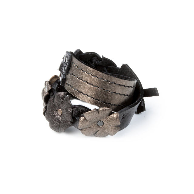 Leather bracelet new The Lunar Lily
