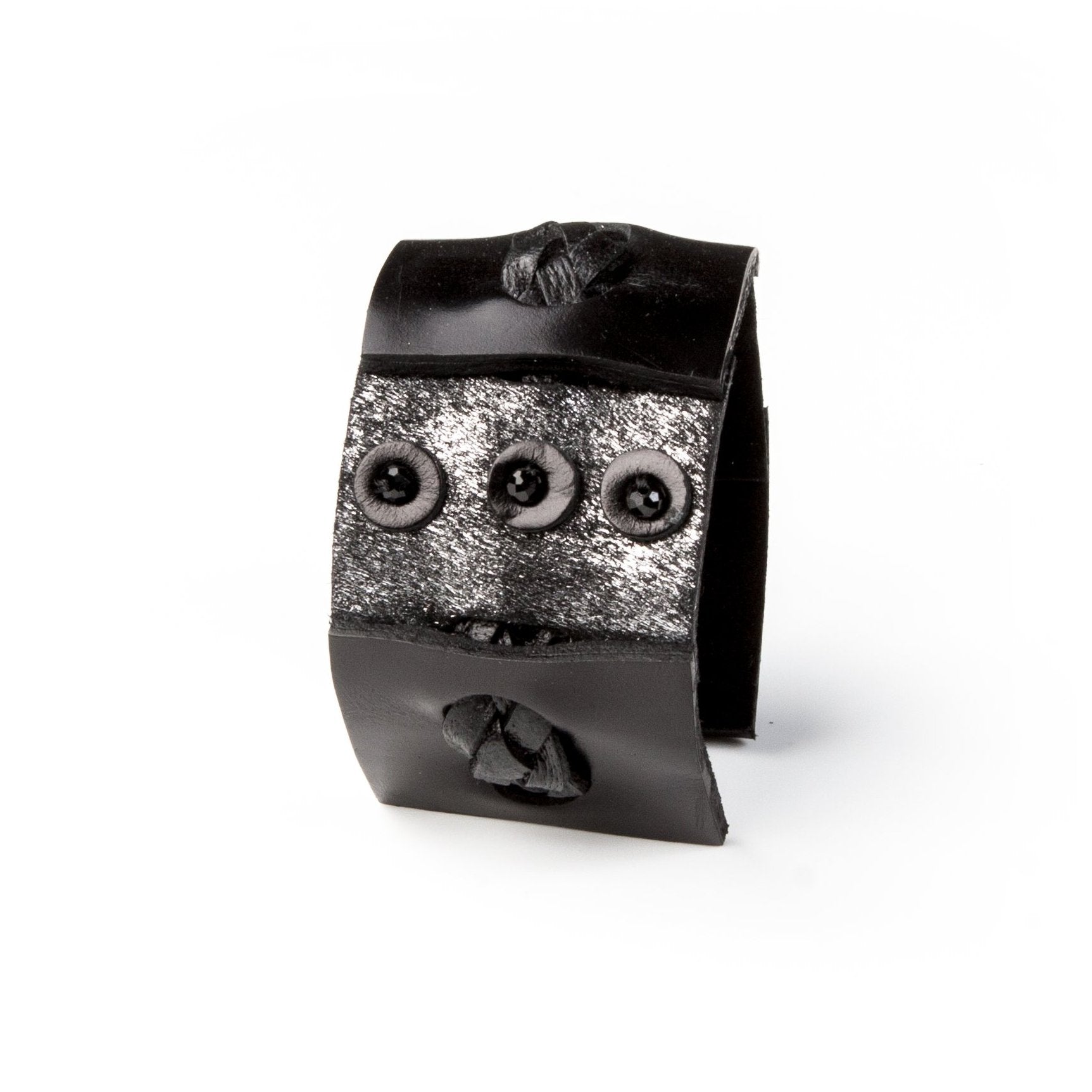 Leather bracelet new The Lunar Droplet