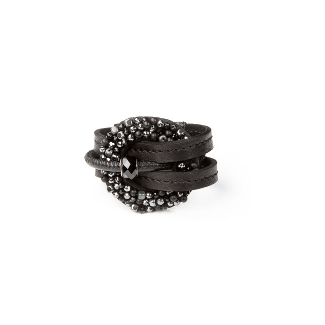 Leather bracelet new The Anonymous Blossom
