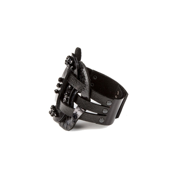 Leather bracelet new The Ancient Blossom