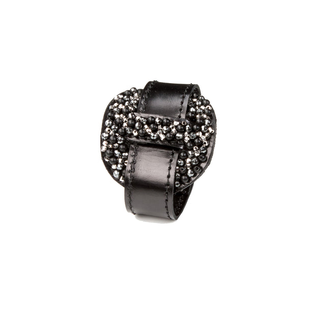 Leather bracelet new The Coral Twist