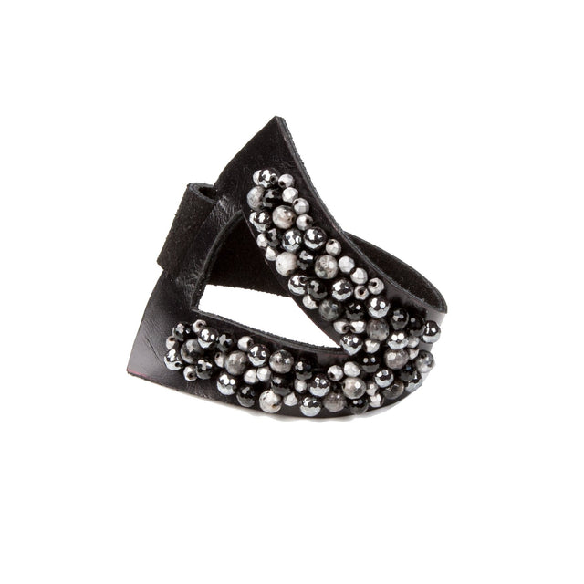 Leather bracelet new The Serpentine Panther