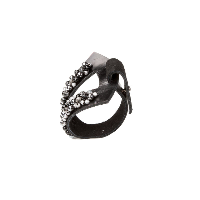Leather bracelet new The Serpentine Panther