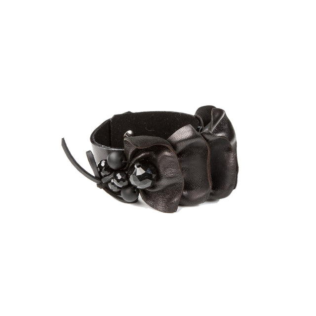 Leather bracelet new The Lustrous Clover