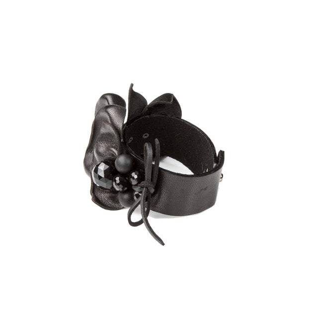 Leather bracelet new The Lustrous Clover