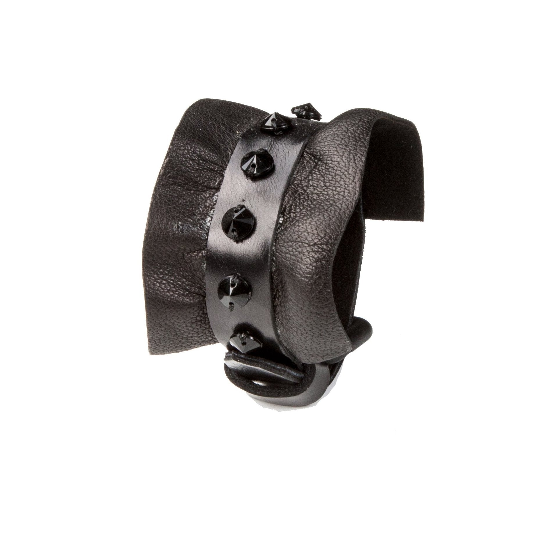 Leather bracelet new The Broken Flower