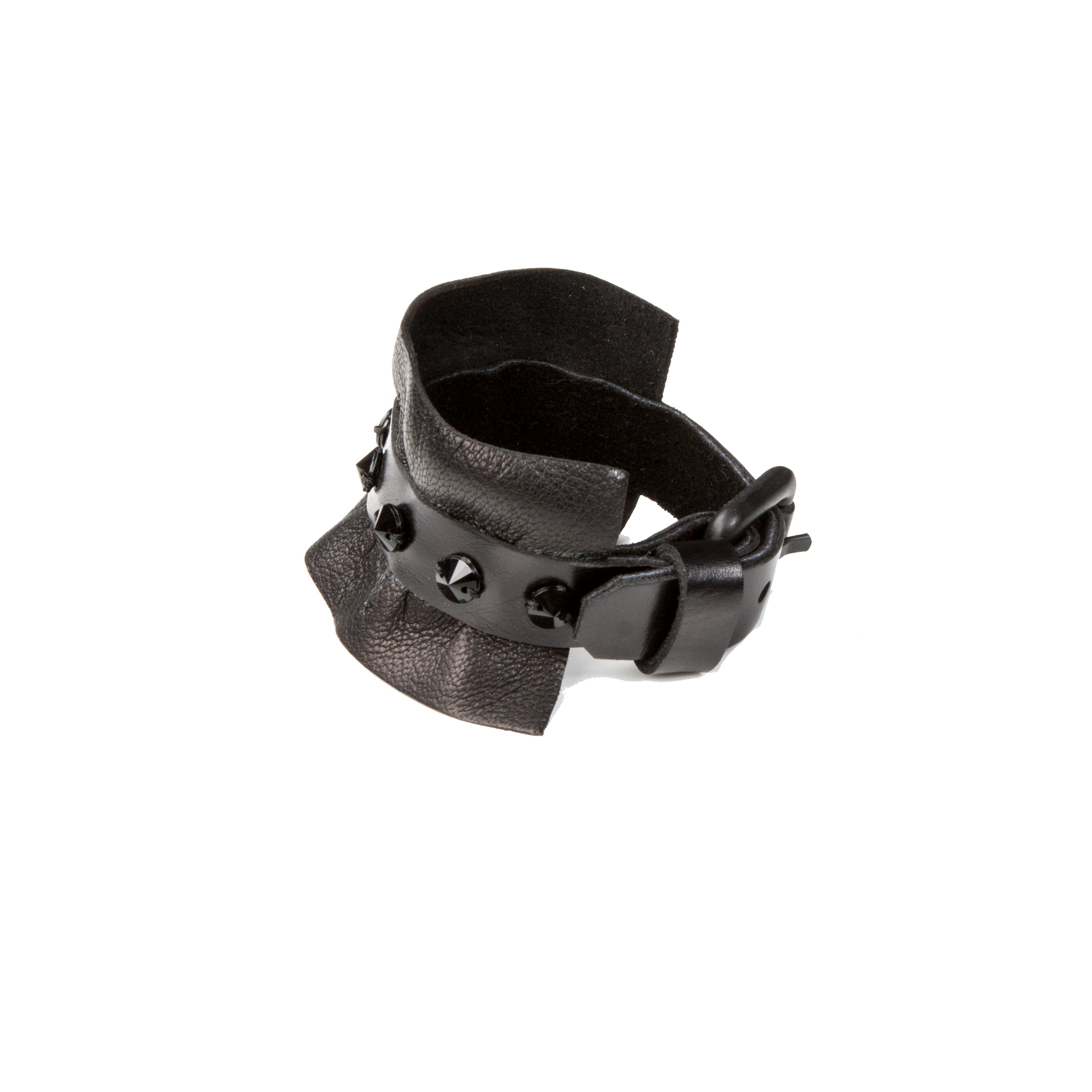 Leather bracelet new The Broken Flower