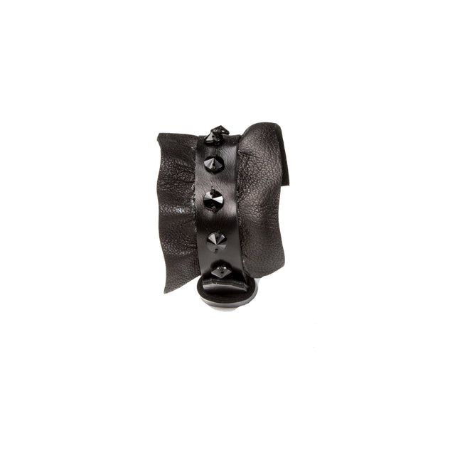 Leather bracelet new The Broken Flower