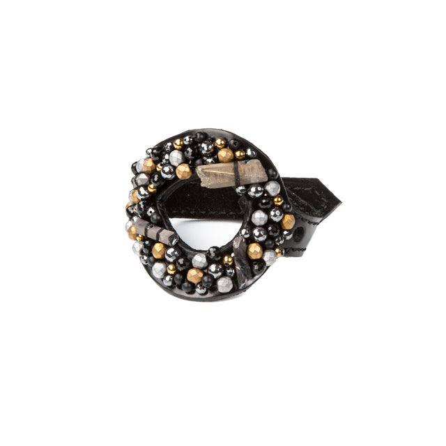 Leather bracelet new The Vibrant Aura