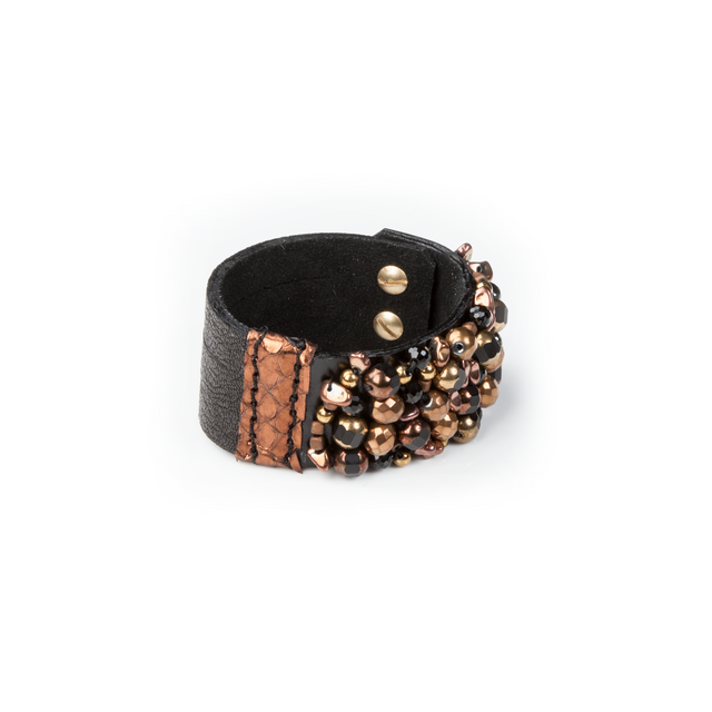 Leather bracelet new The Glistening Breath